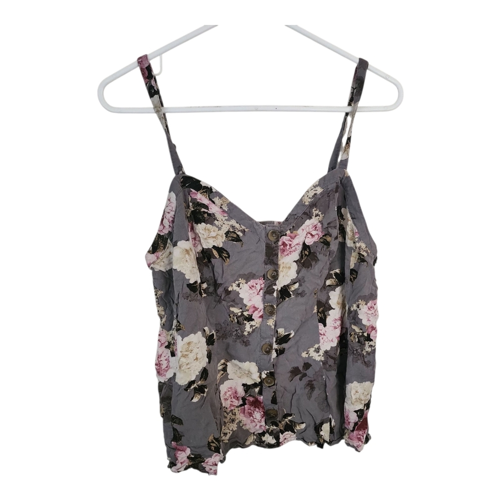 Torrid Floral Button Front Tank 1x